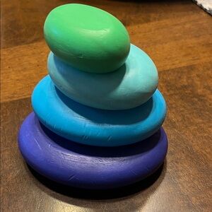 LOVEVERY Colorful Stacking Stones Toy Set